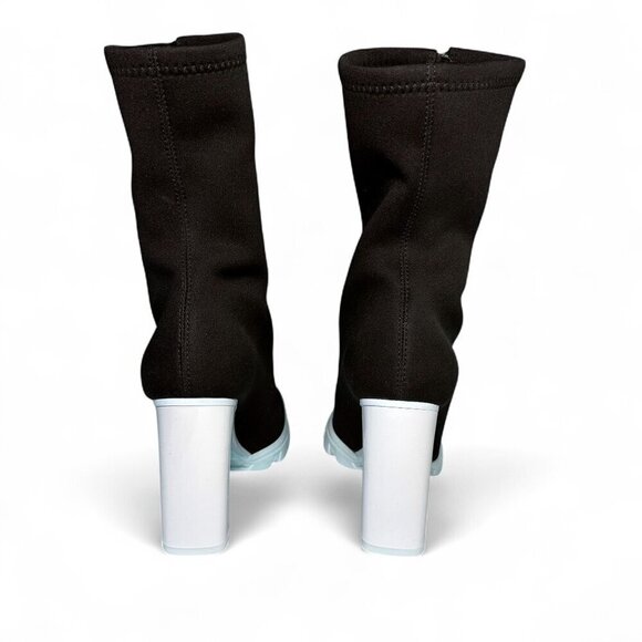 Alexander McQueen Neoprene Zip Booties 37.5 EU NWT - Picture 8 of 11
